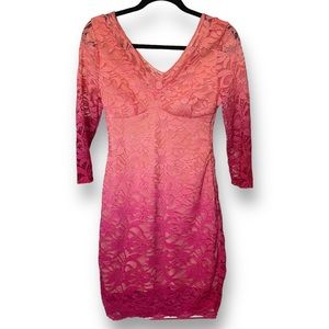 NWT Boston Proper Ombré Lace Sheath Dress size 6